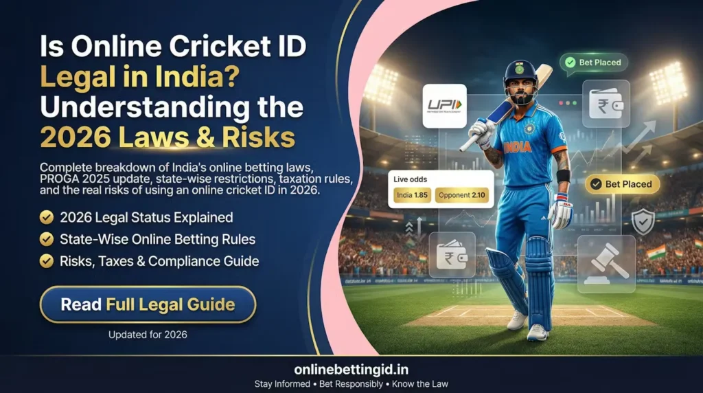 Is Online Cricket ID Legal in India?