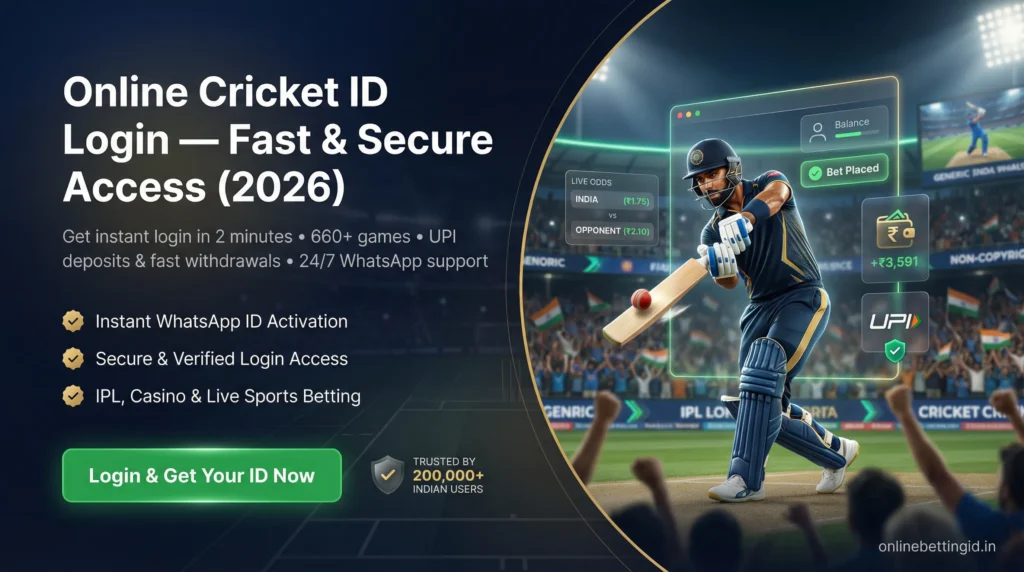 Online Cricket ID Login