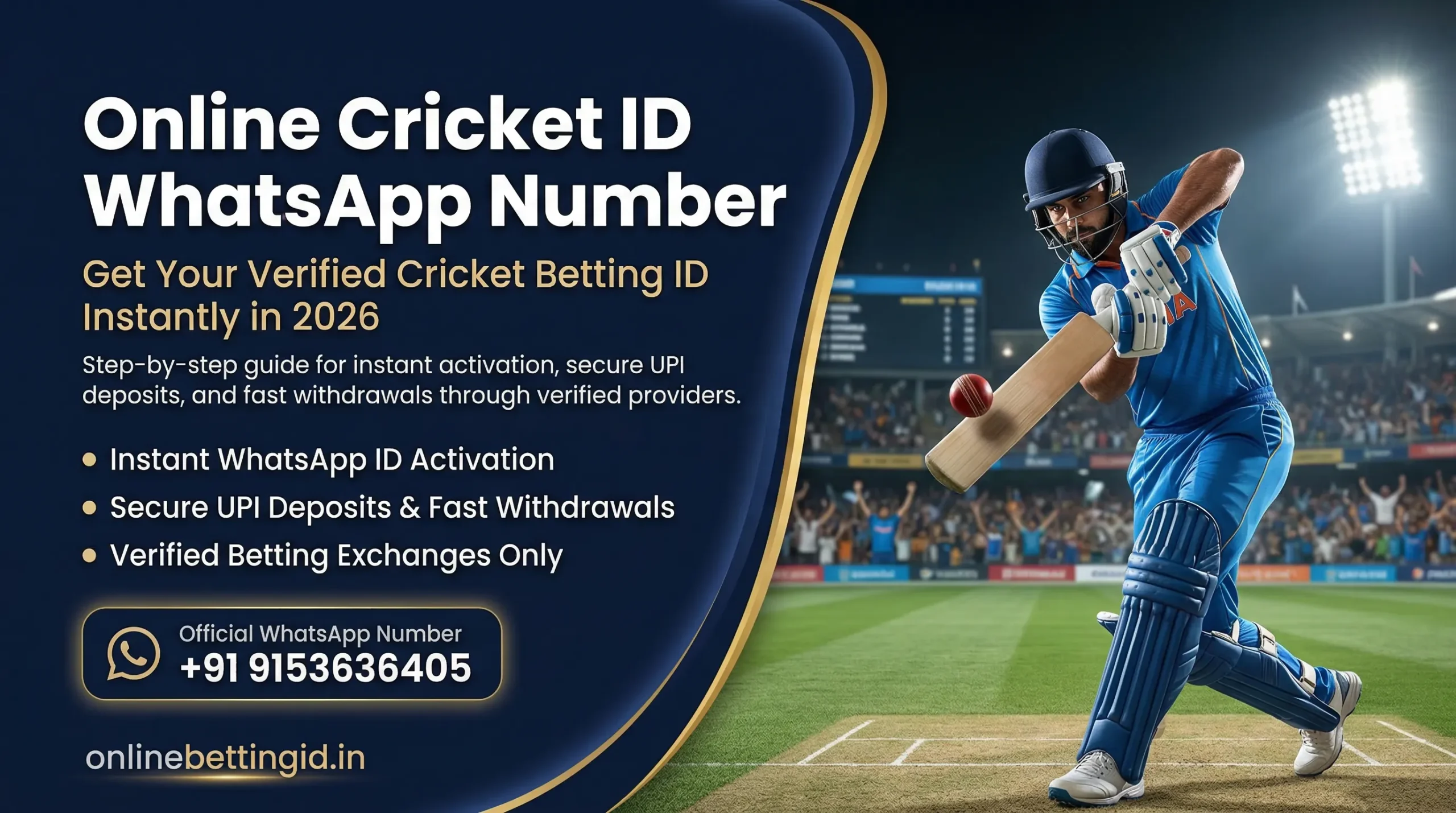 online cricket id whatsapp number