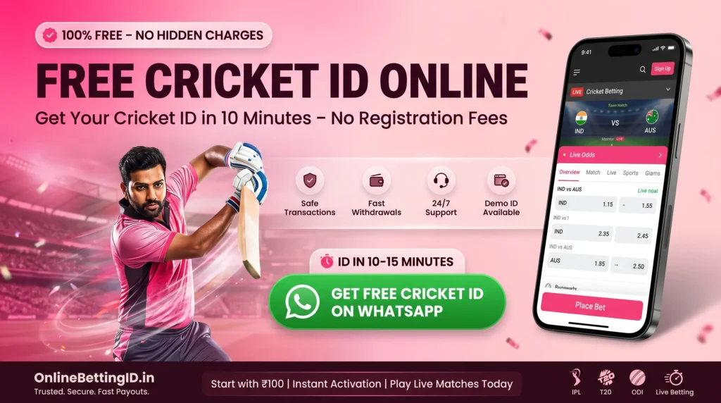 Free Cricket ID Online